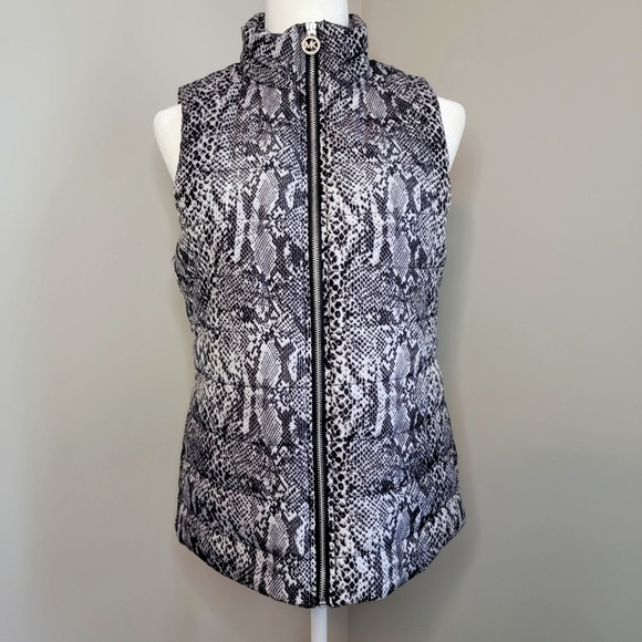 MICHAEL Michael Kors Jackets & Blazers - Michael Kors Snakeskin Pattern Puffer Vest - small